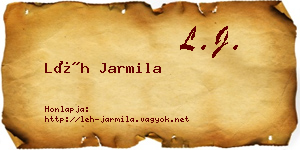 Léh Jarmila névjegykártya